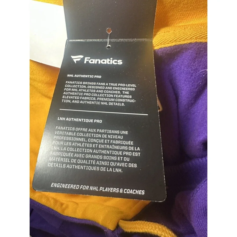RARE Fanatics NHL Los Angeles‎ Kings SPECIAL EDITION Purple Pullover Hoodie M